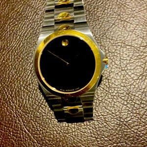 Movado luno two tone, men